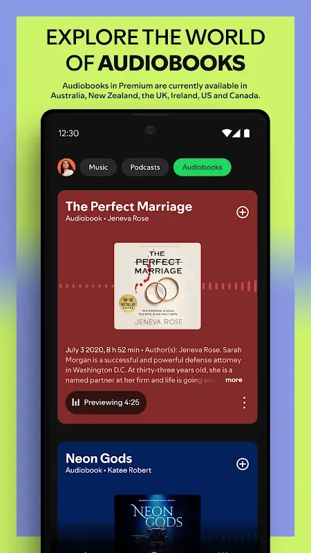 Spotify X Gold screenshot 2