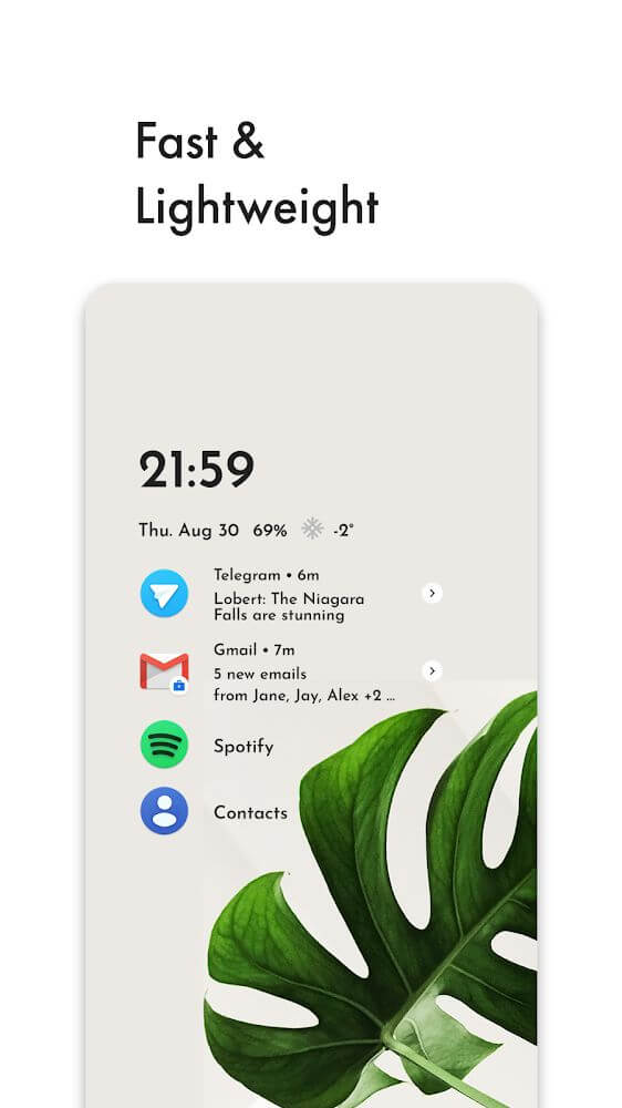 Captura de pantalla 3 de Niagara Launcher