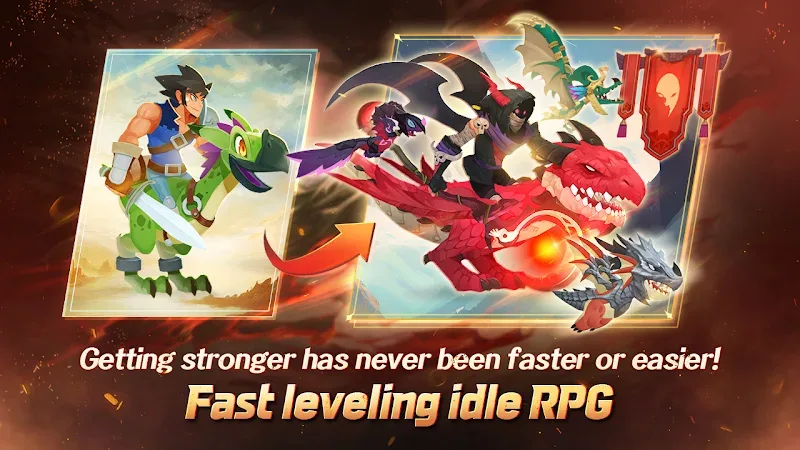 Dragon Rider Idle Adventure Screenshot 2
