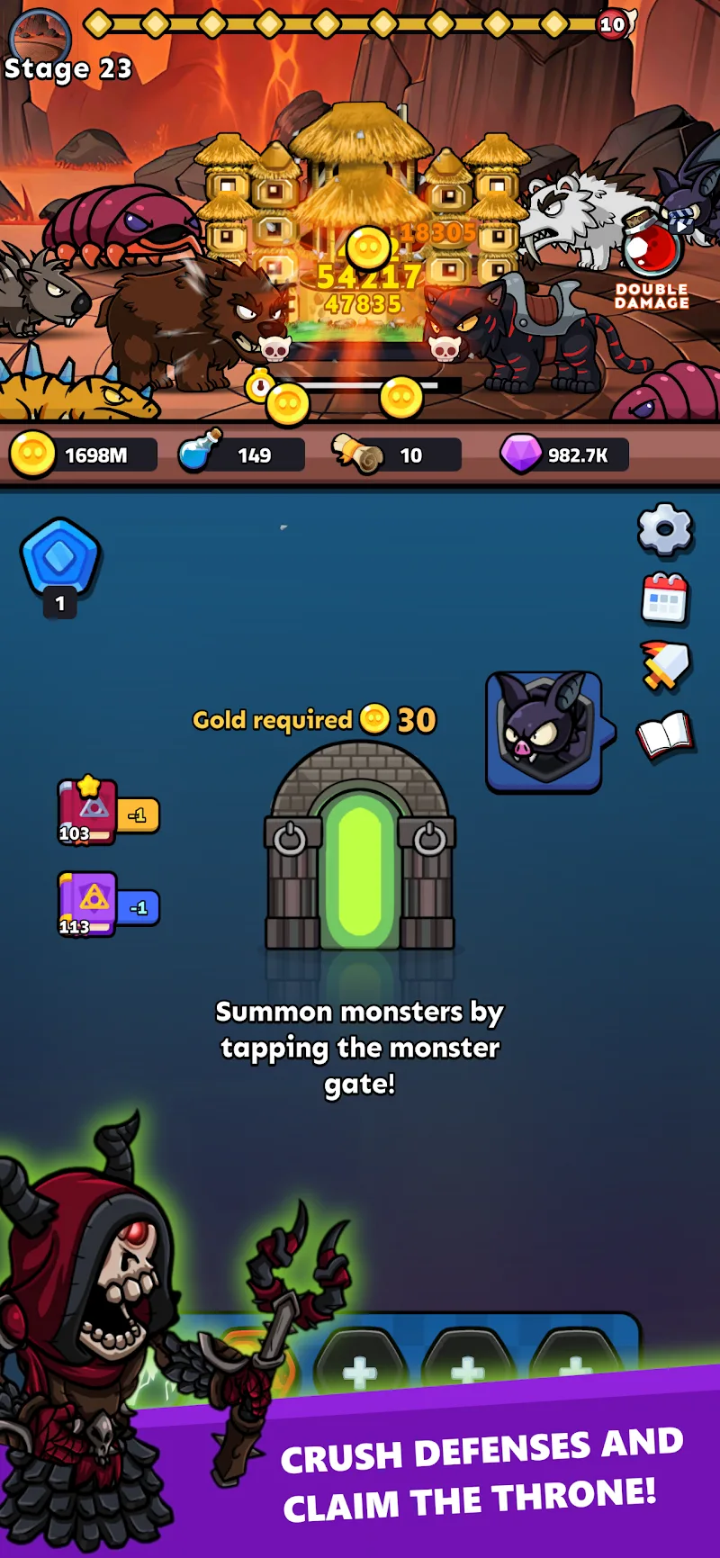 Monsters & Castles: Idle Crush gameplay preview 6