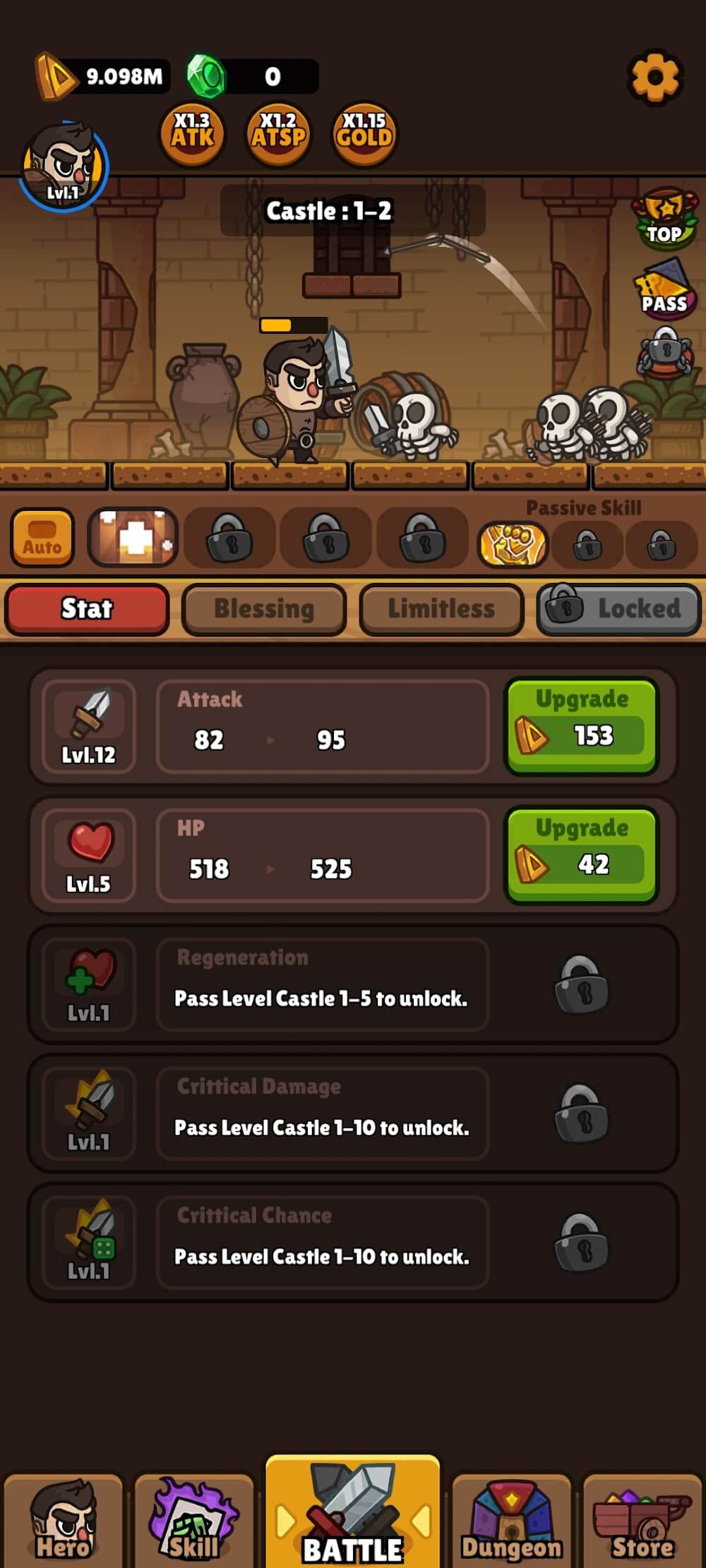 Idle RPG Adventure Hero screenshot 2