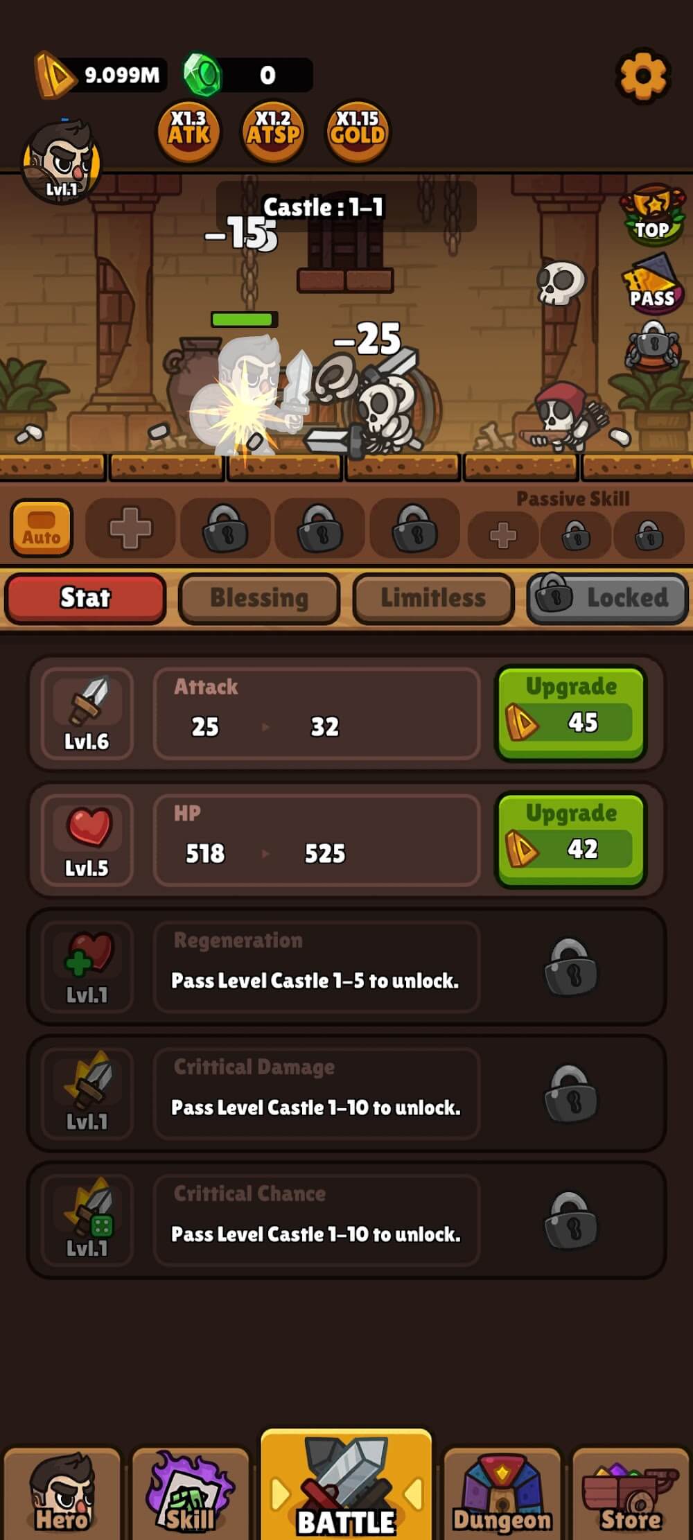 Idle RPG Adventure Hero in-game screenshot 6