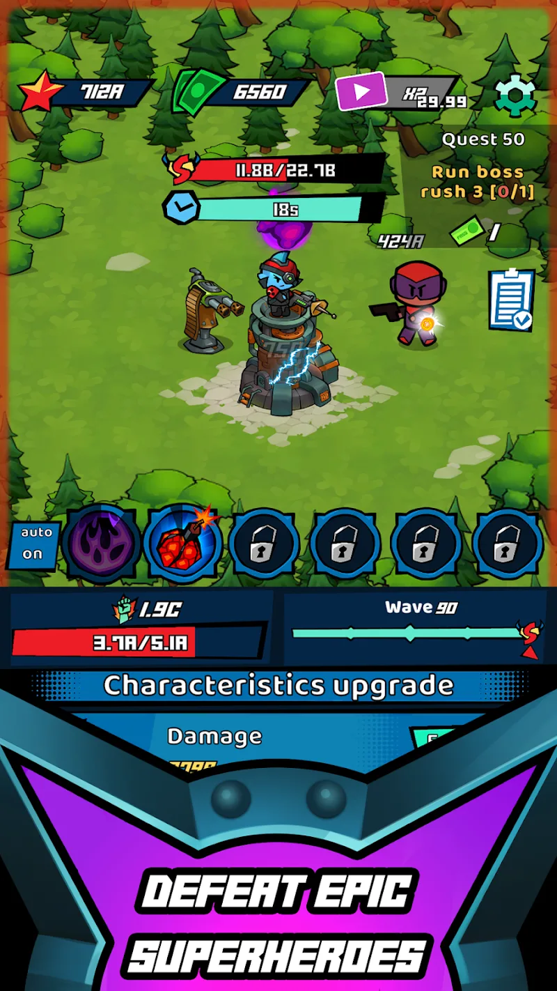 Legend of Villain: Idle Tower gameplay preview 2