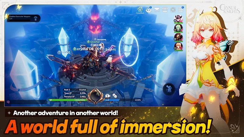 Crystal Knights captura de pantalla del juego 2