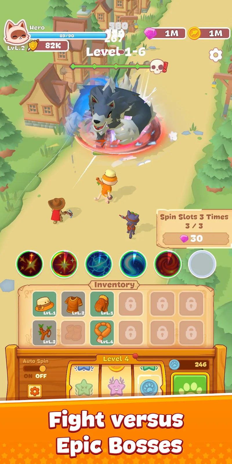 Meow Fury: Idle Cat Legends screenshot 4