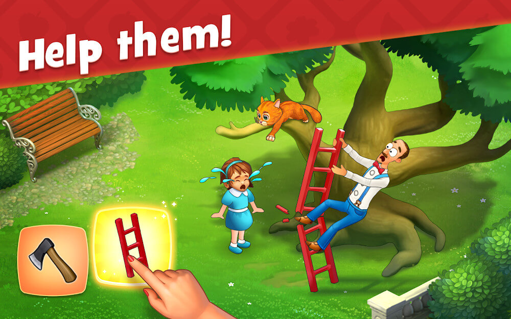 Gardenscapes screenshot 2
