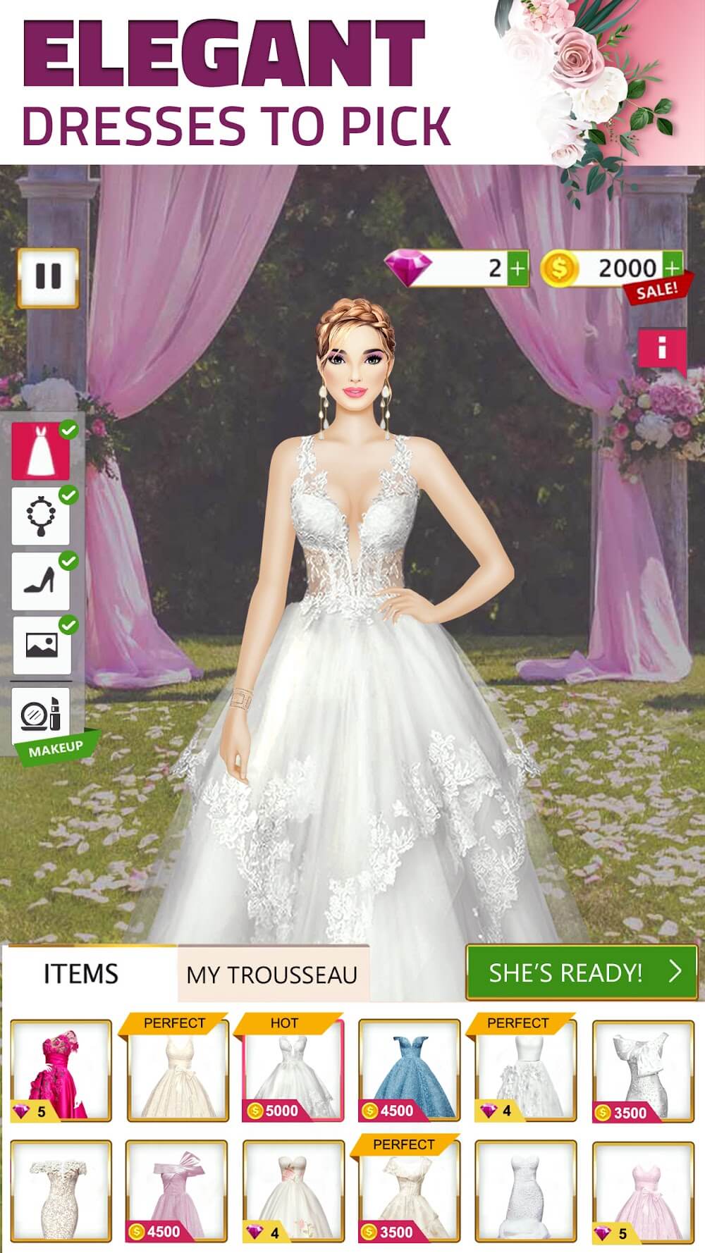 Super Wedding Fashion Stylist gameplay screenshot 4
