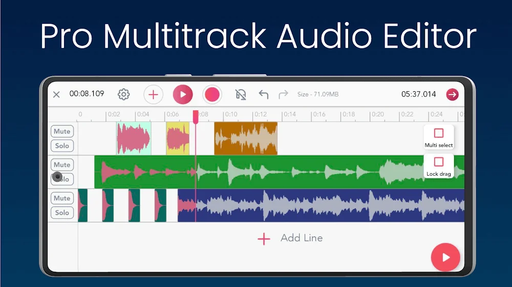 Pratinjau tangkapan layar VoxBox Audio Editor 2