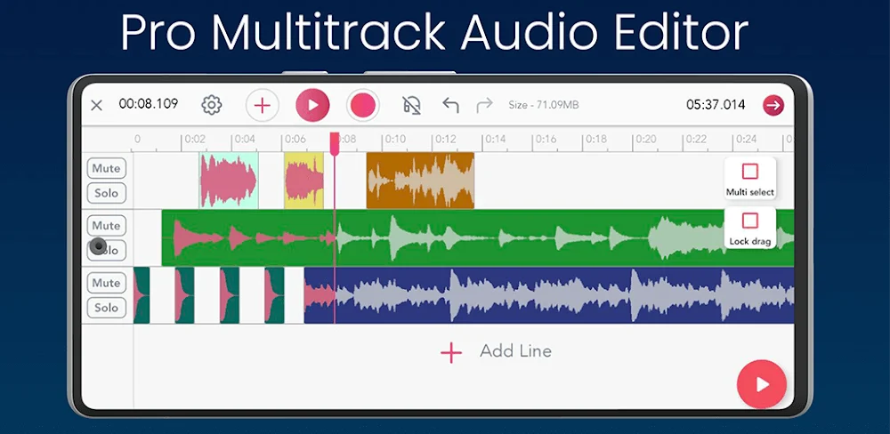 Pratinjau tangkapan layar VoxBox Audio Editor 1