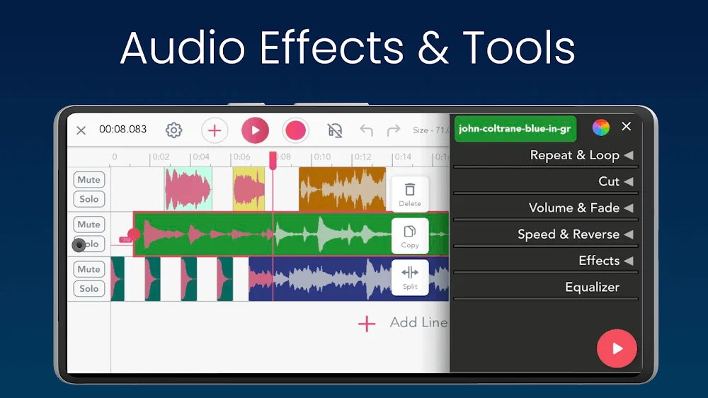 Pratinjau tangkapan layar VoxBox Audio Editor 3