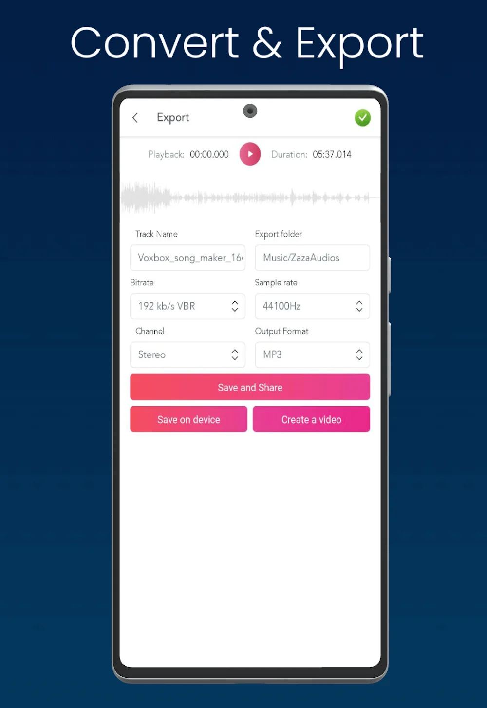 Pratinjau tangkapan layar VoxBox Audio Editor 6