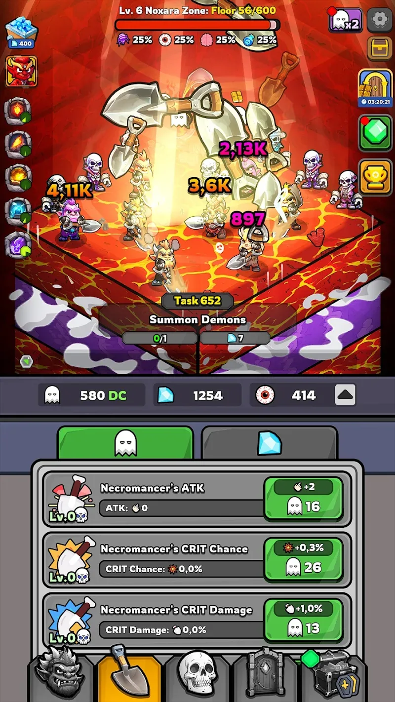 Idle Hell Miner: Necro Merge - Screenshot 6
