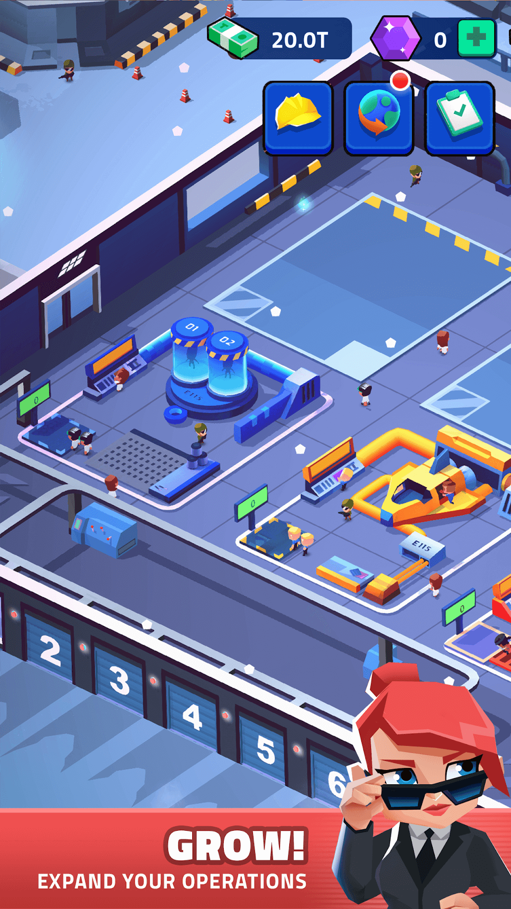 Idle Area 51 gameplay screenshot 5