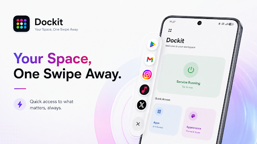 Dockit - Edge Launcher screenshot 1