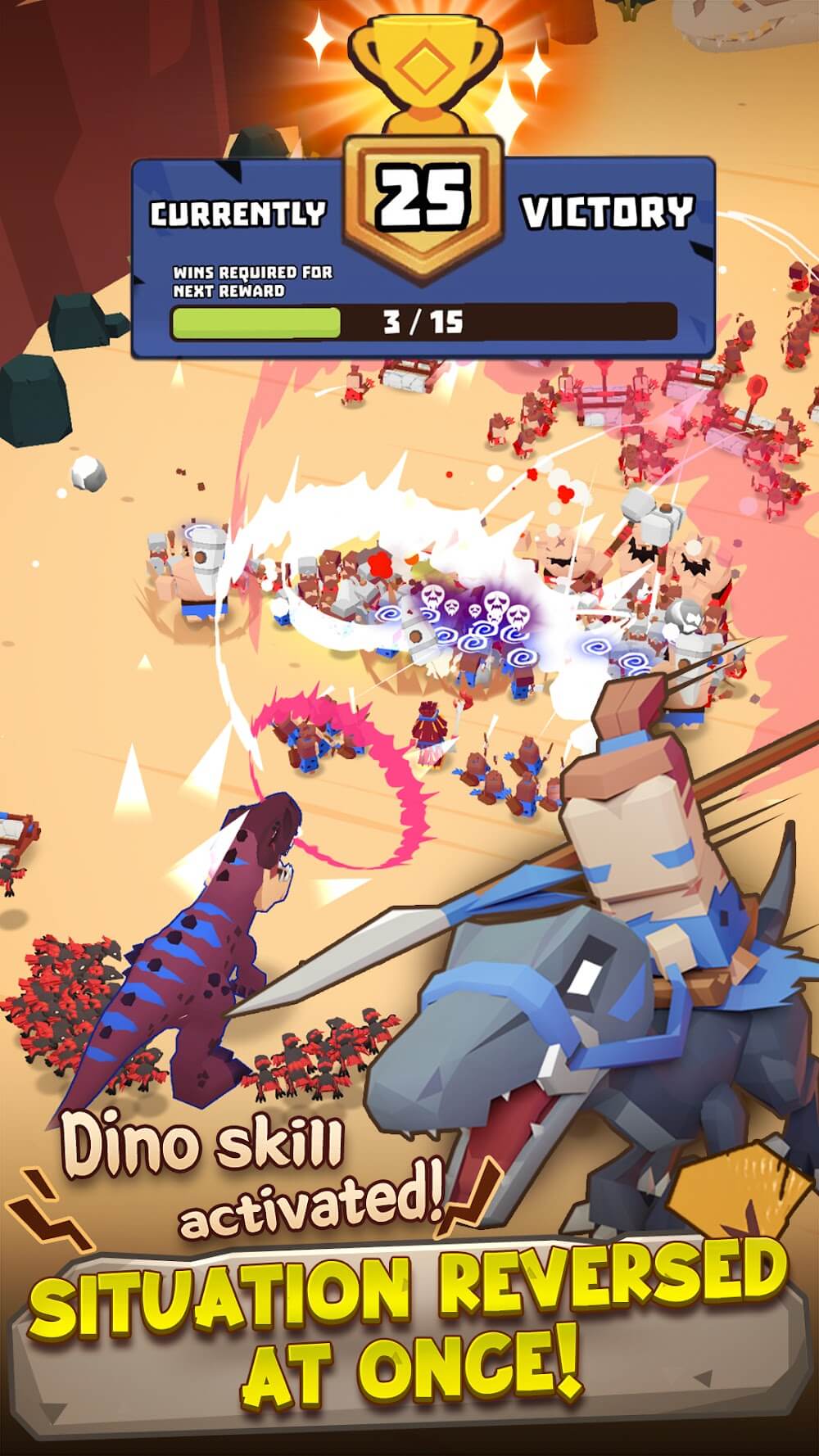 Dino Clash: Tribal War screenshot 3