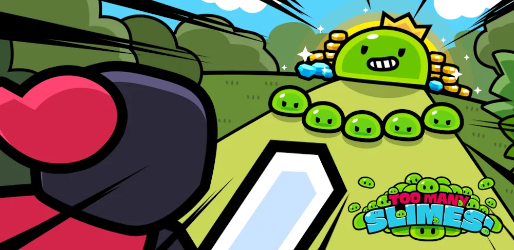 Too Many Slimes! gameplay screenshot 1