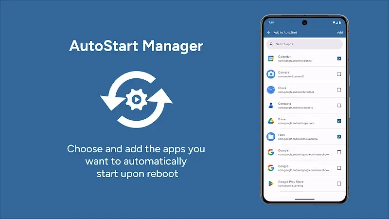 AutoStart App Manager interface screenshot 3