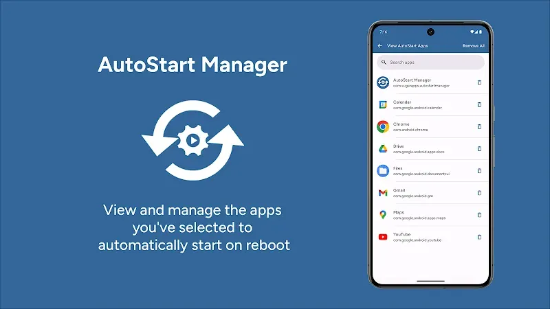 AutoStart App Manager interface screenshot 4