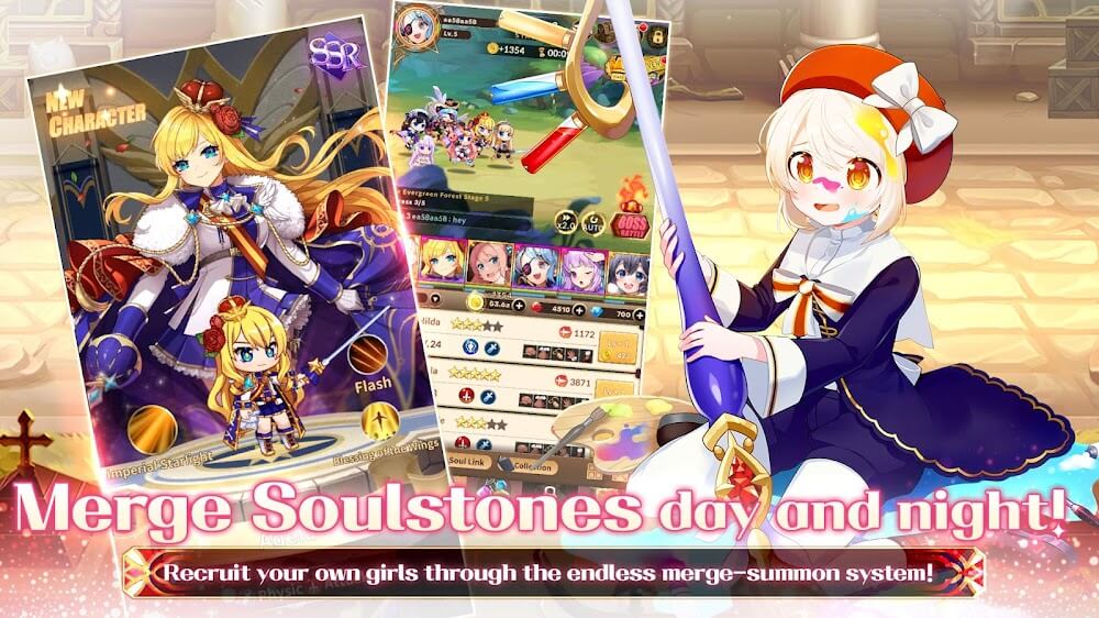 Merge Girls gameplay screenshot 2