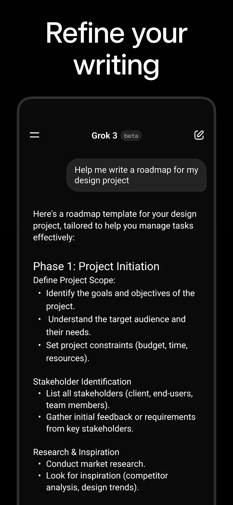 Grok - AI Assistant app preview 5
