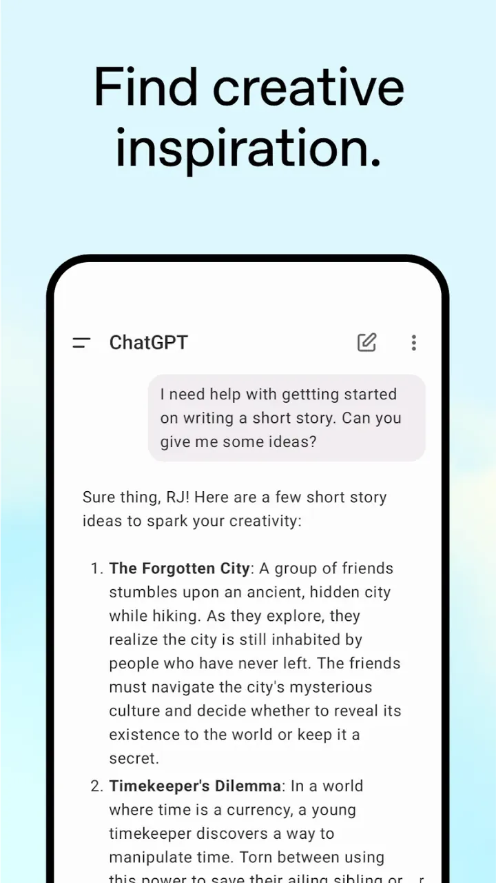 ChatGPT app screenshot 4