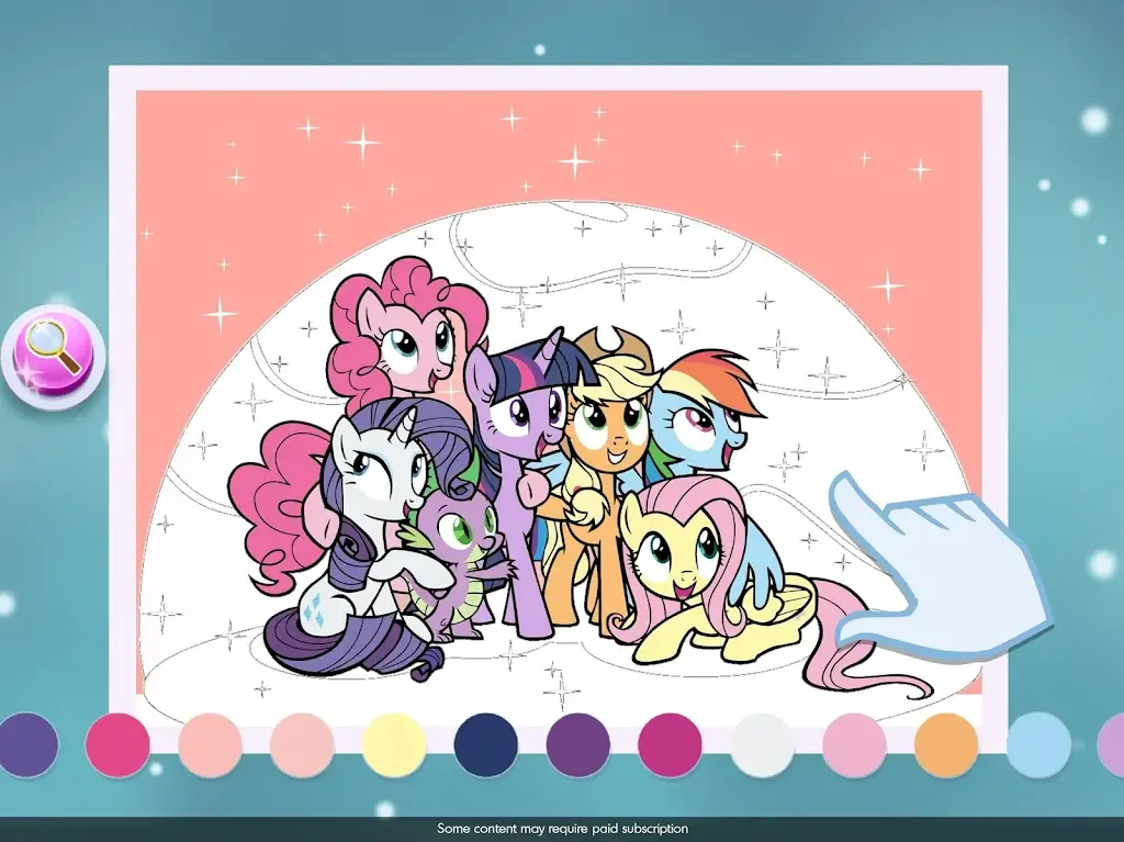 My Little Pony Color By Magic gameplay screenshot 2