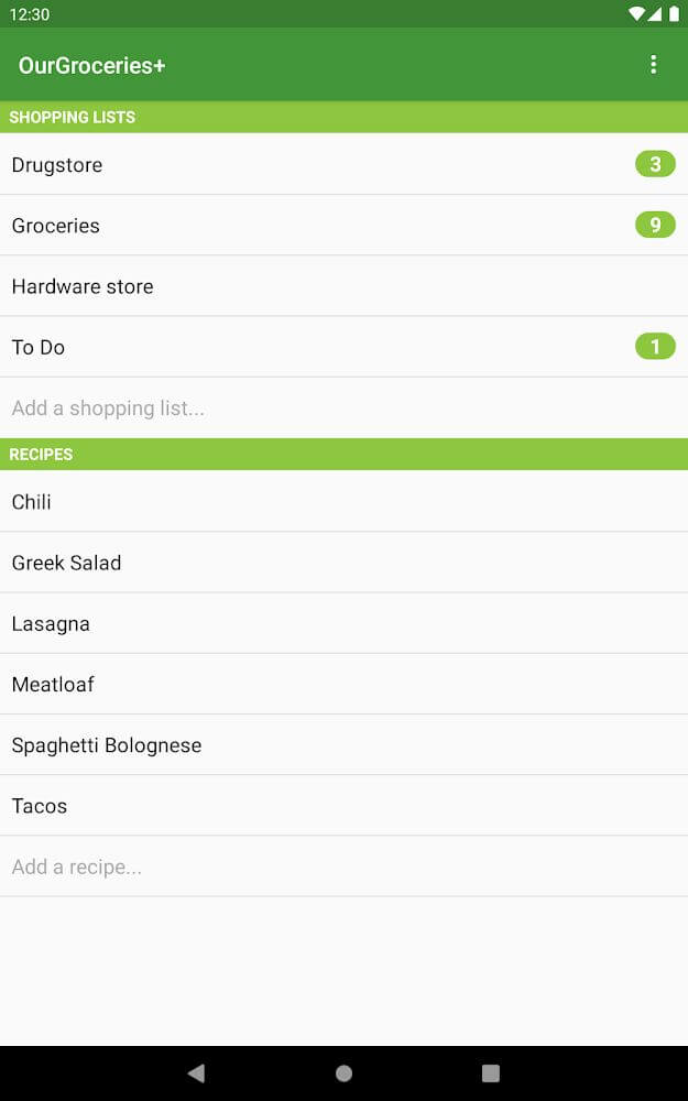 Our Groceries Shopping List screenshot 7