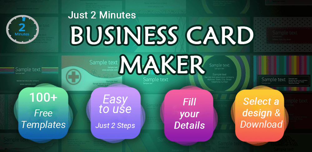 Capture d'écran de Business Card Maker 1