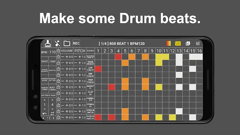 808 Drum Pad & Sequencer Screenshot 2