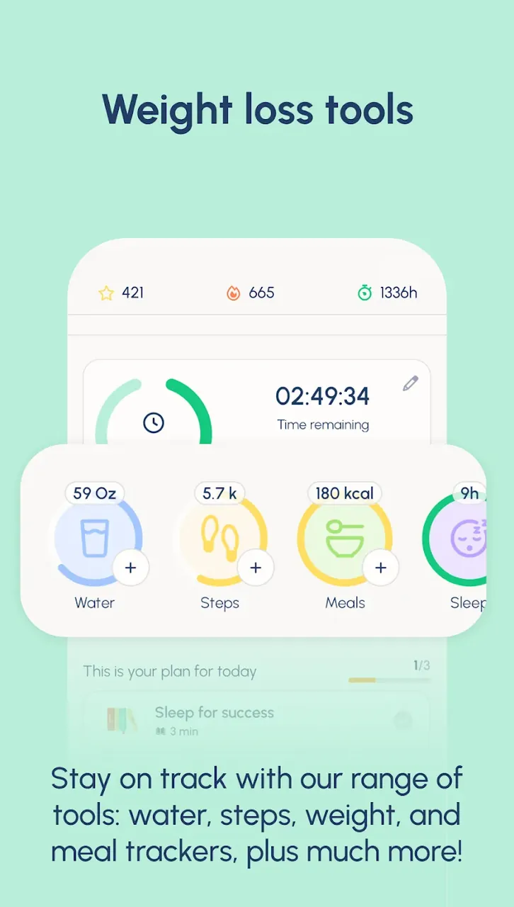 Captura de tela da interface do Fastic AI Food Calorie Tracker 4