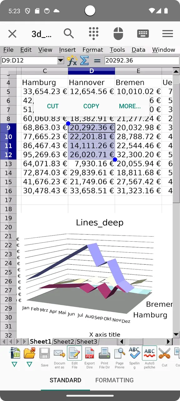 AndrOpen Office screenshot 3