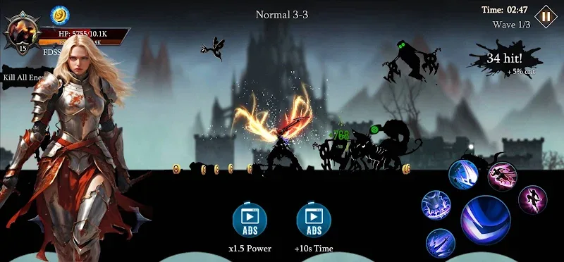 Shadow Slayer: The Last Warrior gameplay screenshot 2