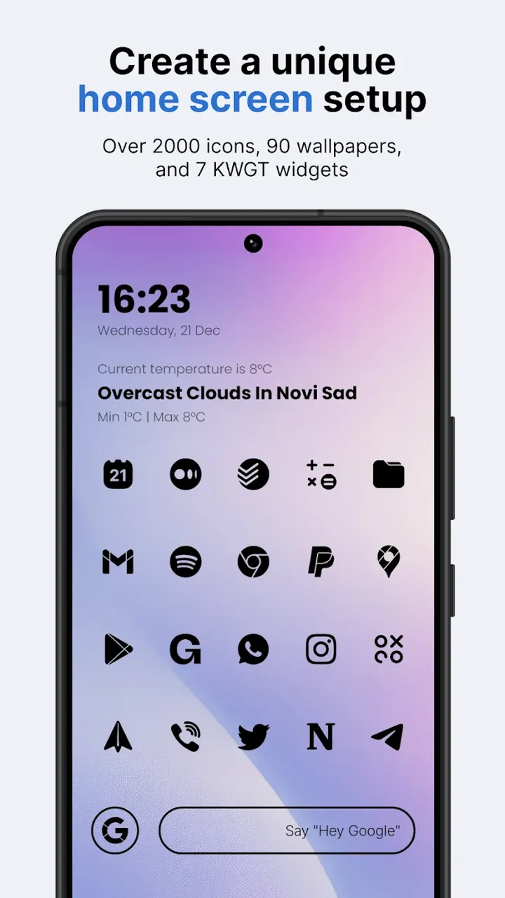 Lena Black - Glyph Icon Pack screenshot 2