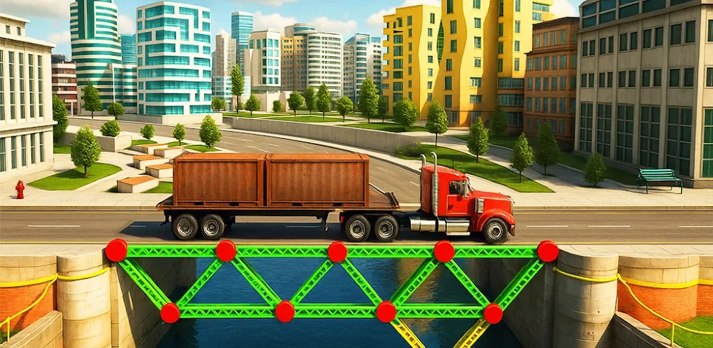 Bridge Construction Simulator gameplay screenshot 1