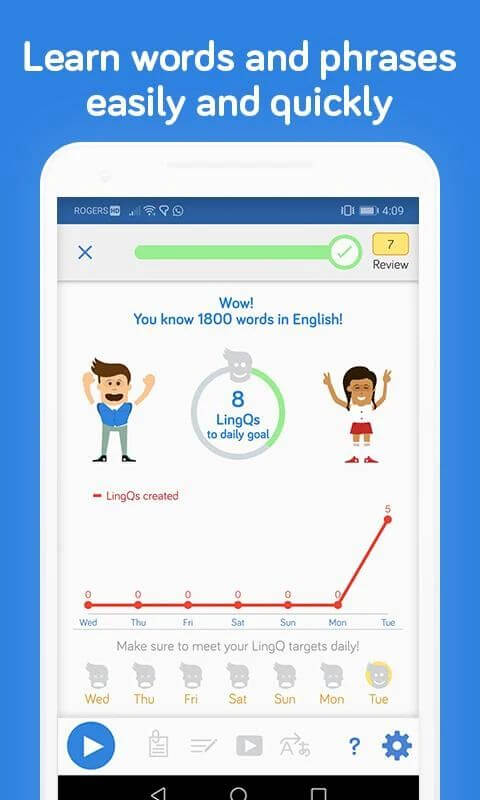 LingQ screenshot 3