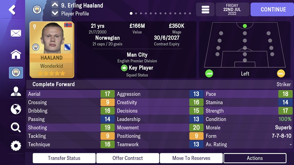 FM 2023 Mobile ゲーム内スクリーンショット 2