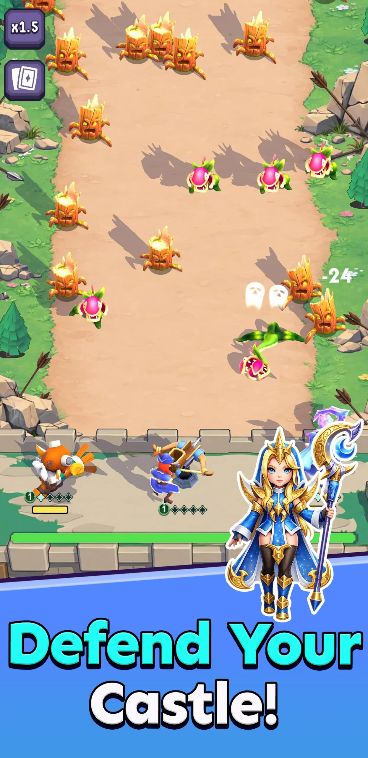 Fantasy TD gameplay screenshot 1