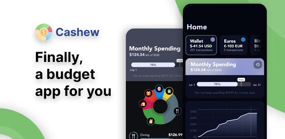 Cashew Budget Planner app screenshot 1