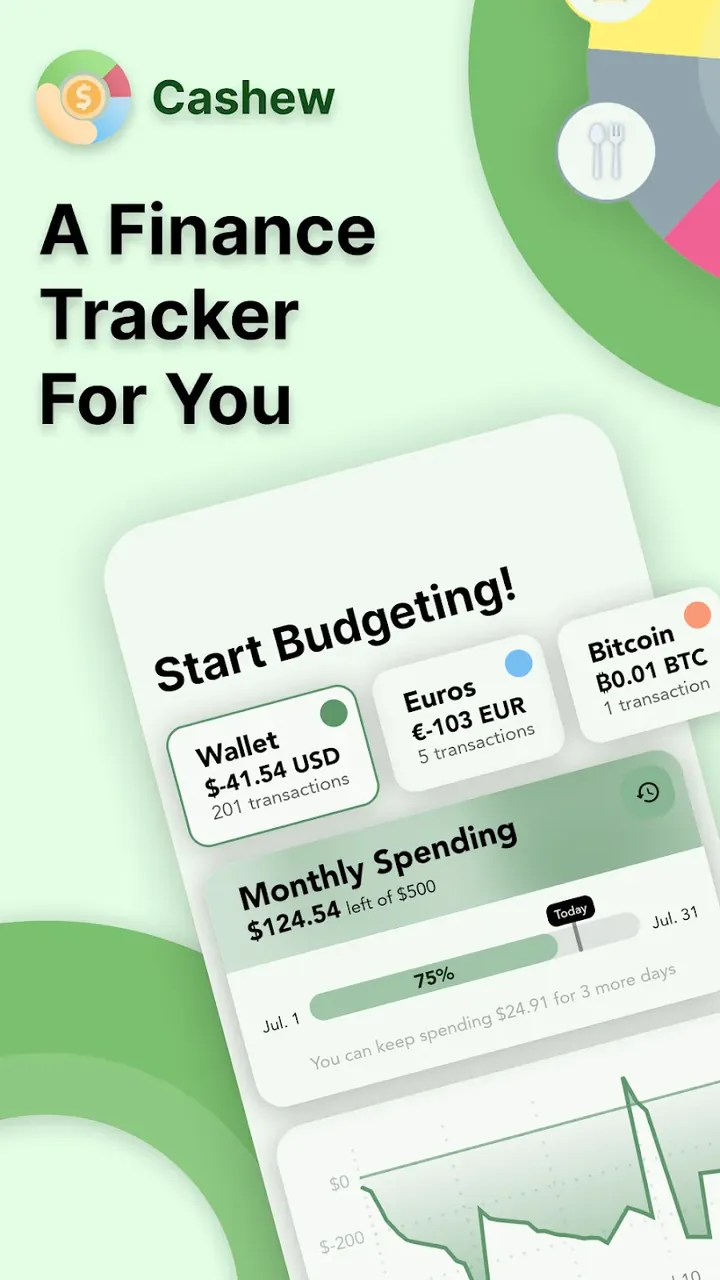 Cashew Budget Planner app screenshot 2