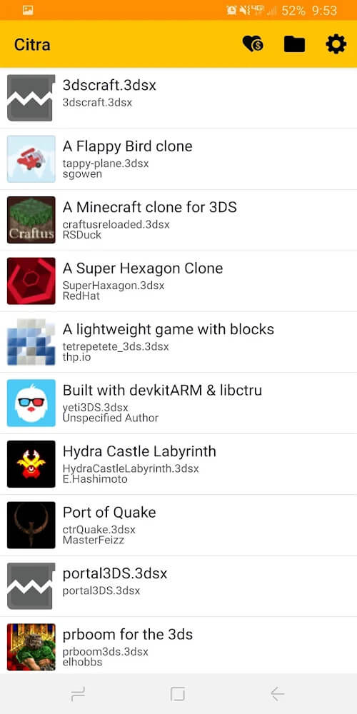 Captura de pantalla de Citra Emulator 2