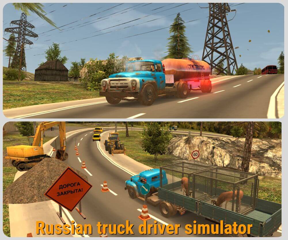 Russian Car Driver ZIL 130 gameplay screenshot 2