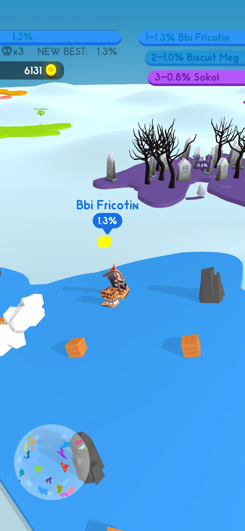 Paper.io 4 screenshot 2