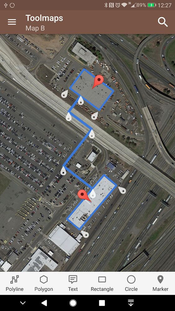 Captura de pantalla de vista previa de Tools for Google Maps 4