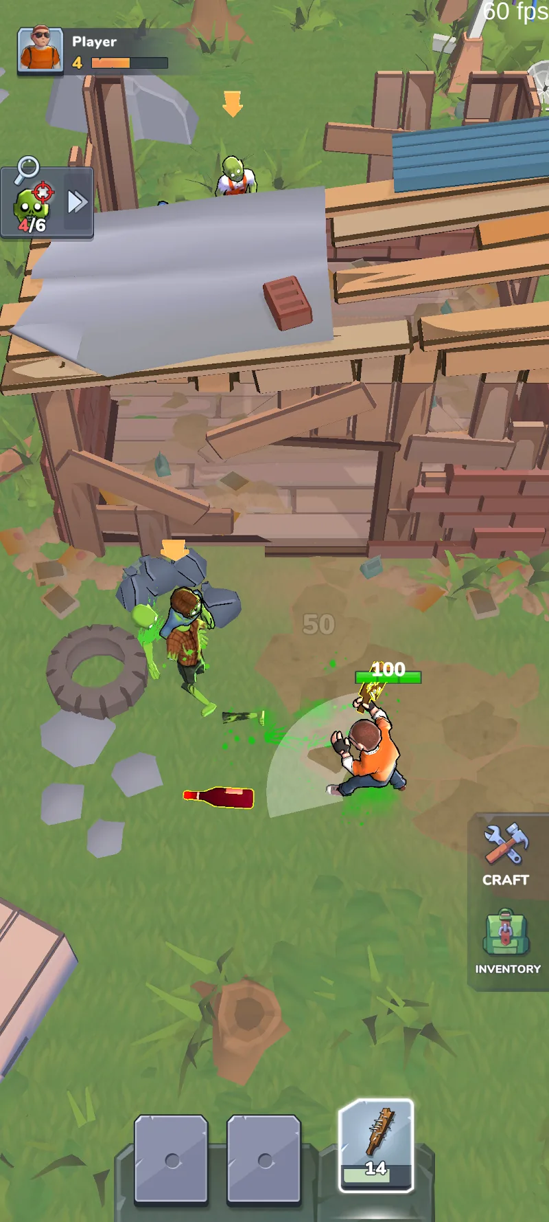 Zombie Slasher gameplay screenshot 5