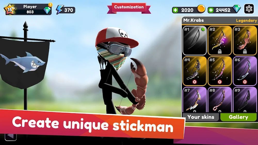 Stickman Archer Online screenshot 3