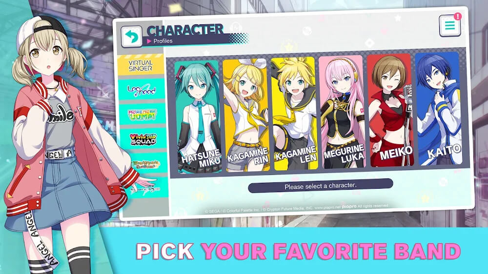 Captura de pantalla del gameplay de Hatsune Miku 5