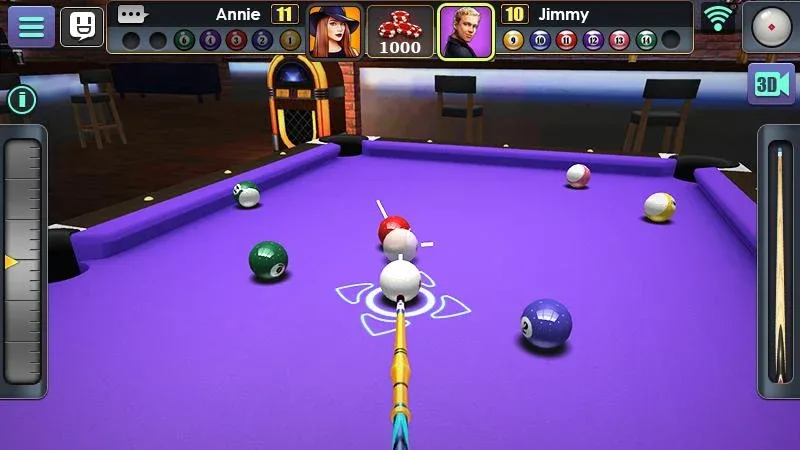 3D Pool Ball gameplay screenshot 5