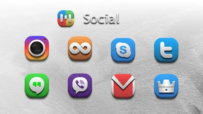Merlen Icon Pack app preview 3