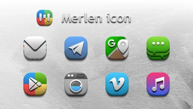Merlen Icon Pack app preview 2
