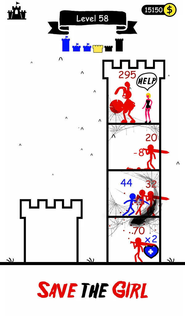 Stick Hero: Tower Defense gameplay screenshot 6